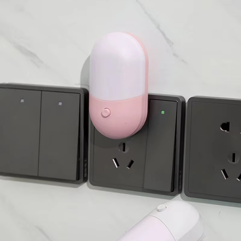 Baby Nursery Wall Lights - Steckbare Mini-Nachtlichter für Schlafzimmer, Babyzimmer, Dekoration,