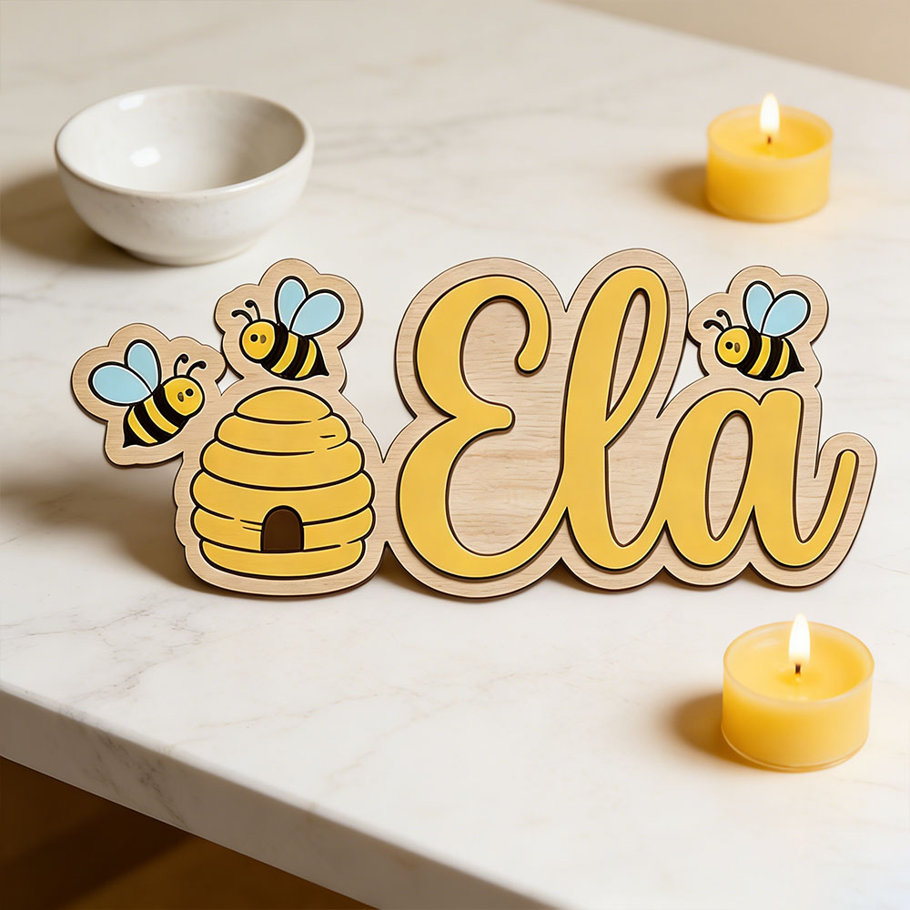 Personalisiertes Niedliches Bi – Baby Nursery Decor Girl Bewertung und Preis