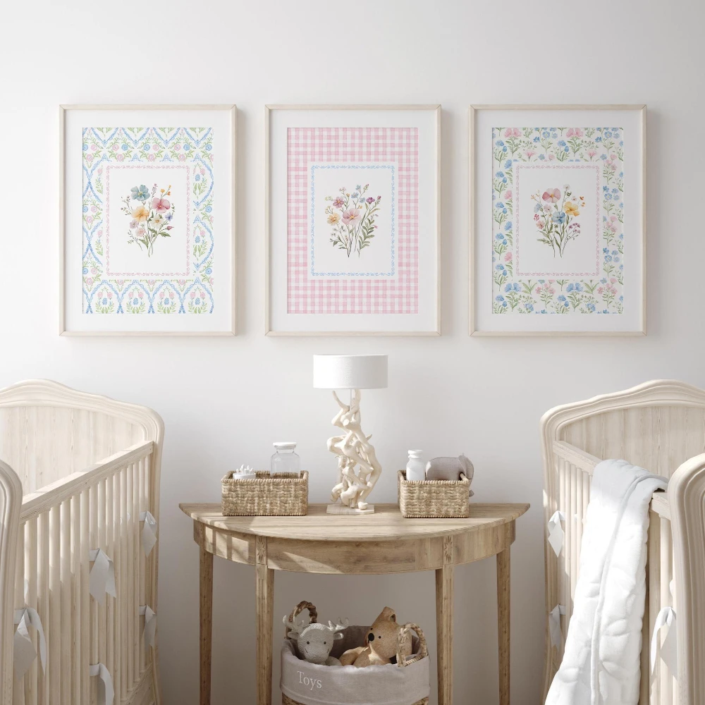 3-teiliges Set rahmenloser Lei – Baby Nursery Frames Bewertung und Preis