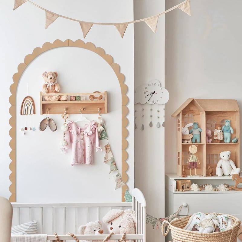 Holz-Wandbogen-Deko DIY Unbeha – Baby Nursery Frames Bewertung und Preis